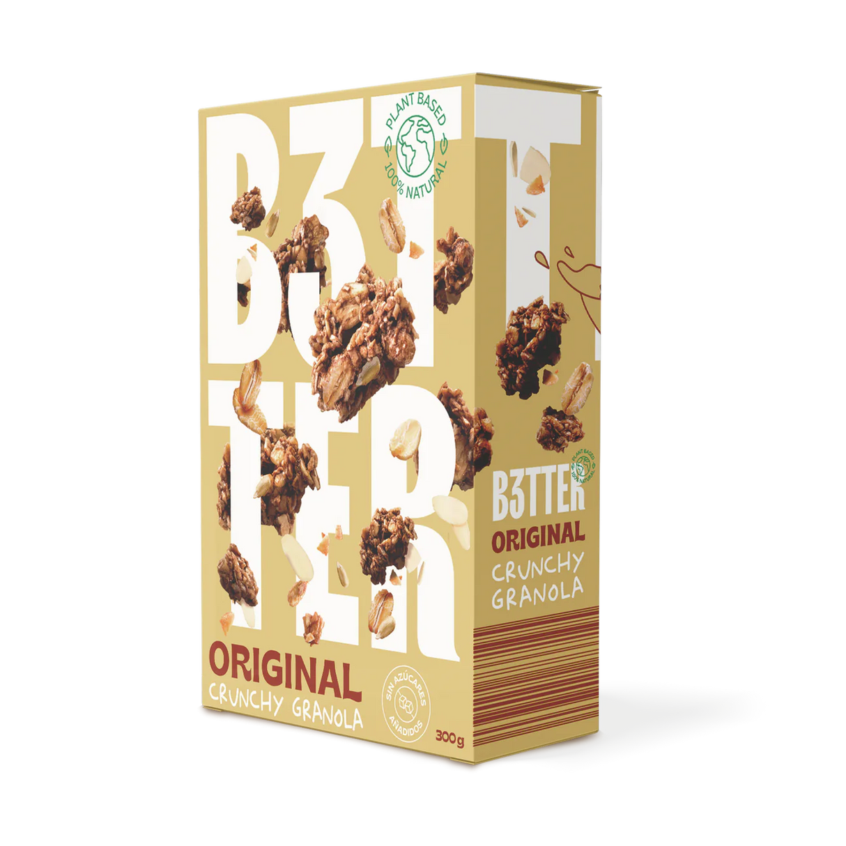 Original Crunchy Granola · B3TTER · 300 gramos