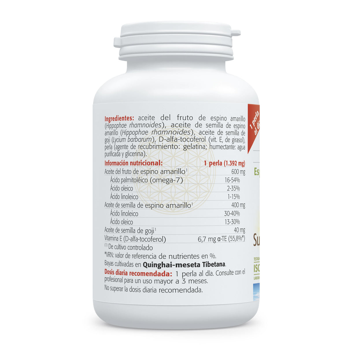 Omega 7+ · Sura Vitasan — espino amarillo y goji