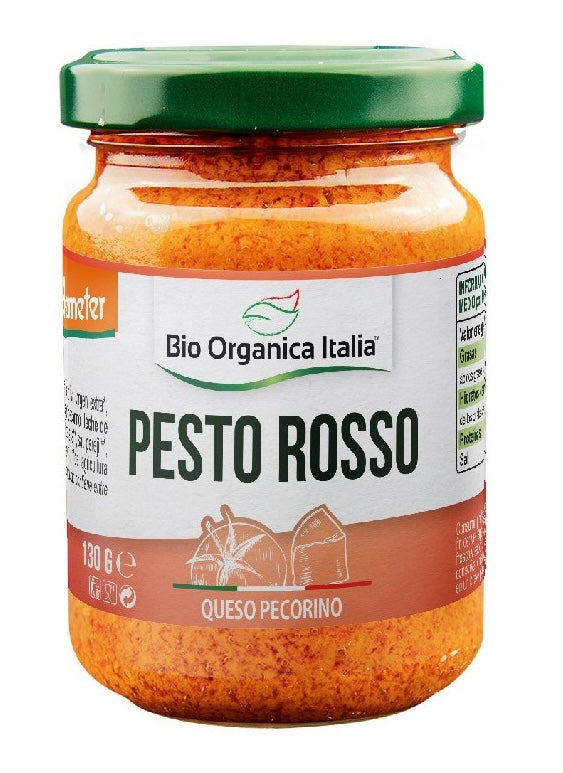 Pesto Rosso Pecorino · Bio Organica Italia · 130 gramos