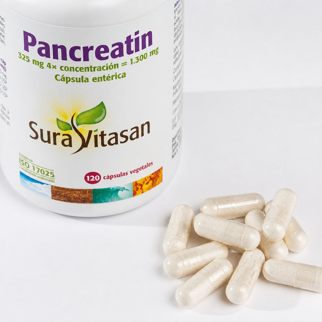 Pancreatin · Sura Vitasan — cápsulas entéricas