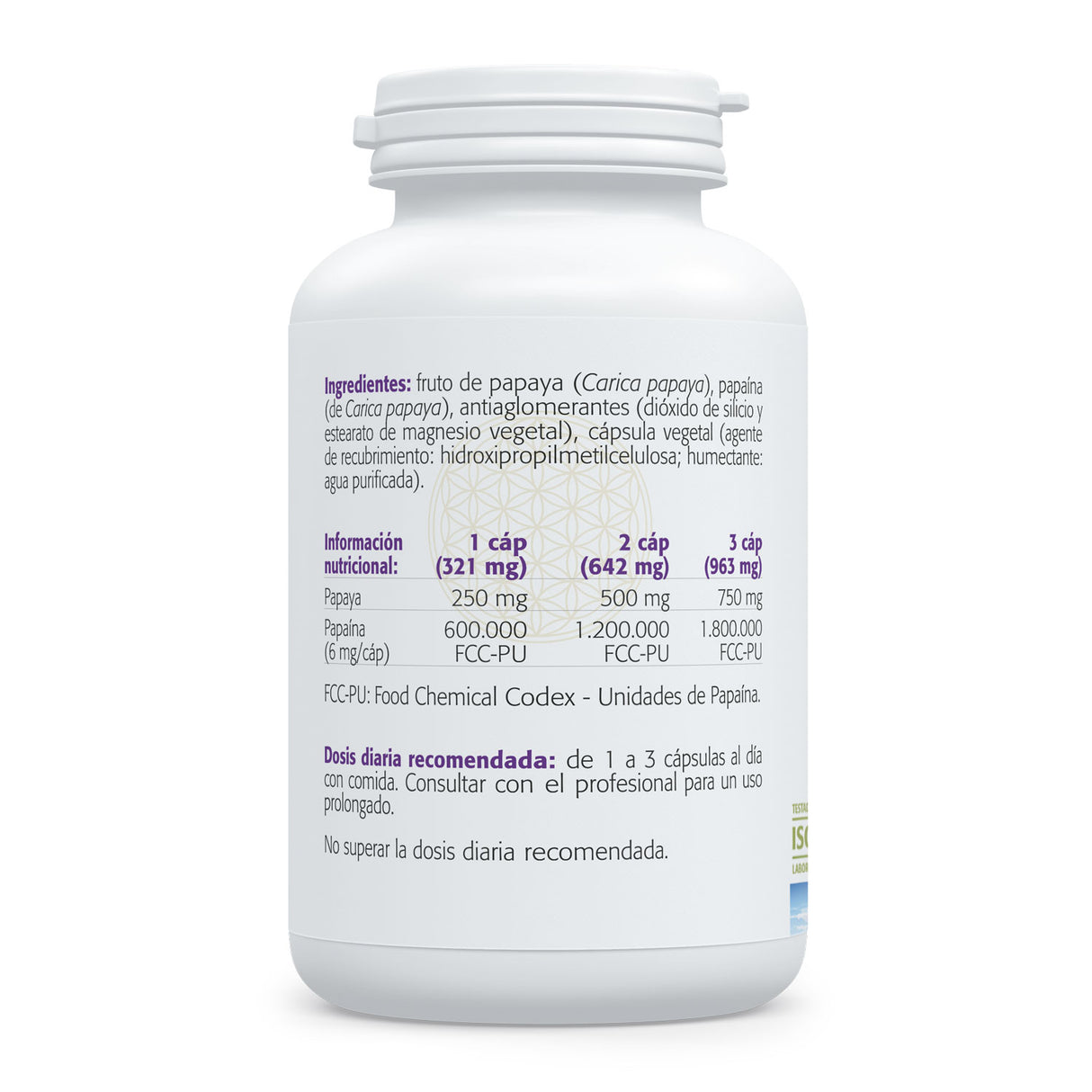 Papaya Max · Sura Vitasan — papaína y digestión proteica