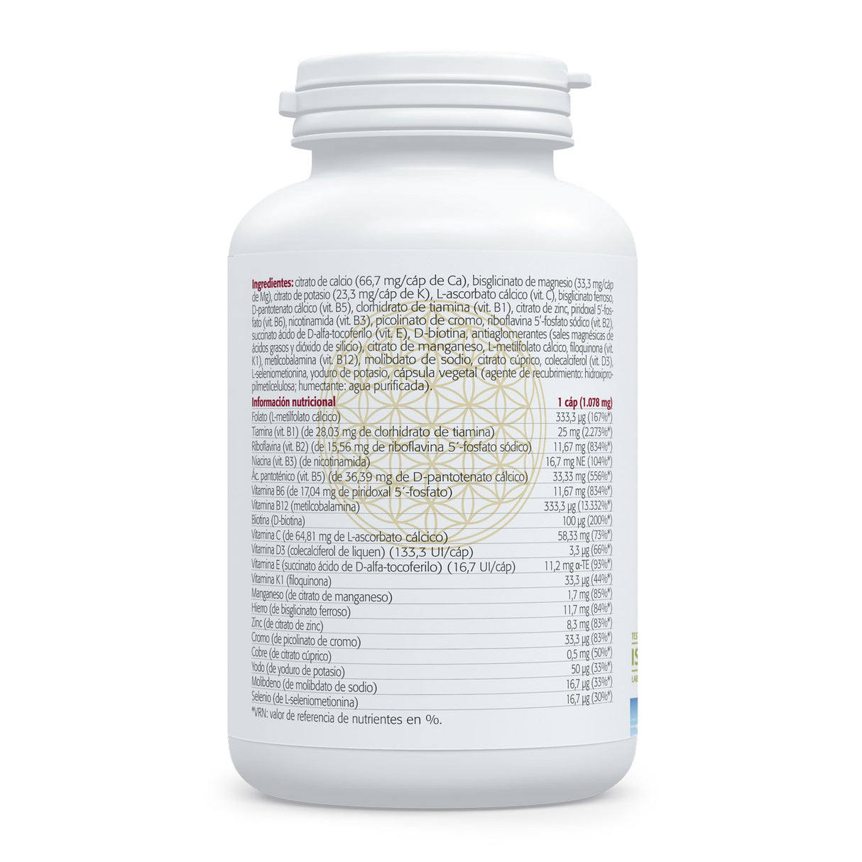 Prenatal Multinutrient · Sura Vitasan — formas activas embarazo