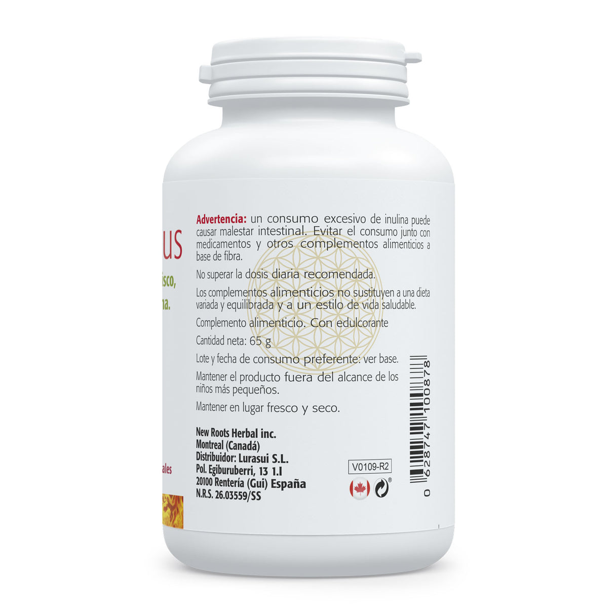 Psyllium Plus · Sura Vitasan — información nutricional
