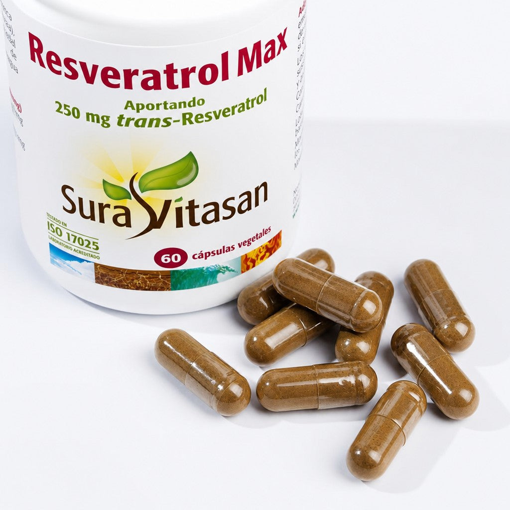 Resveratrol Max · Sura Vitasan — presentación