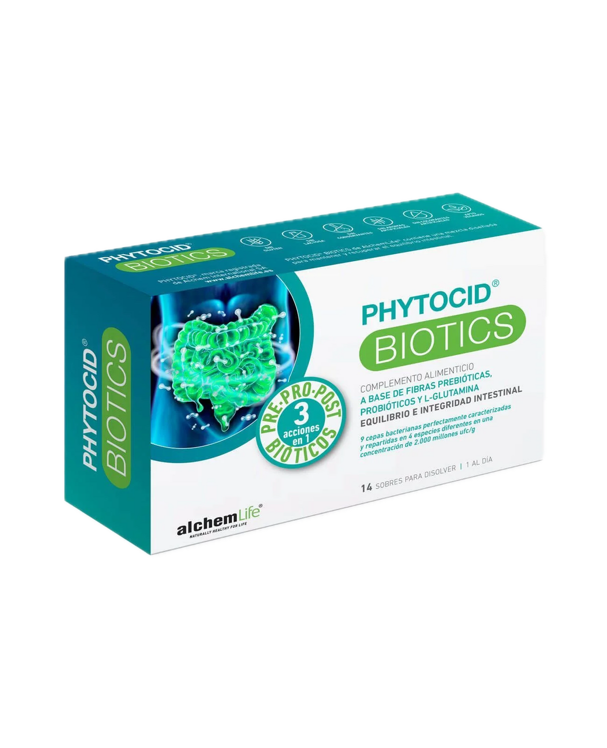 Phytocid Biotics · AlchemLife · 14 sobres