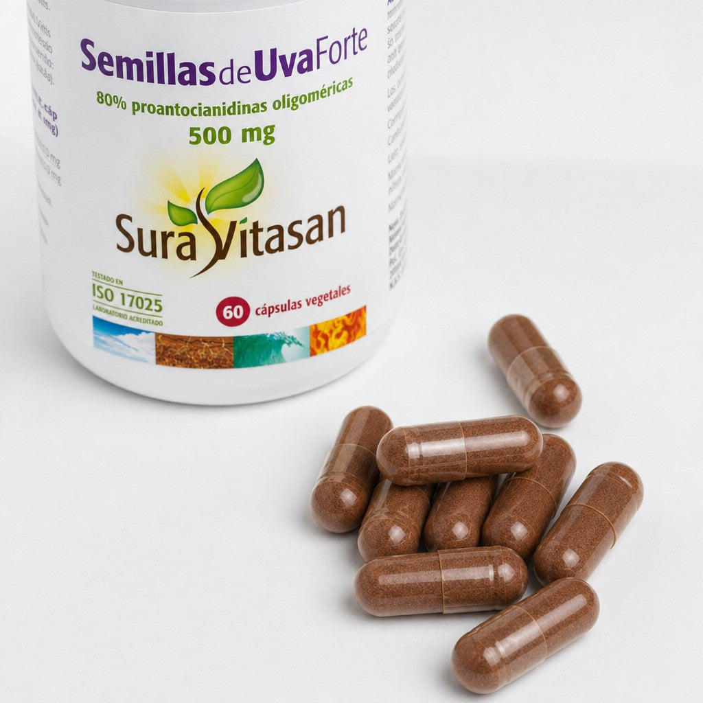 Semilla de Uva Forte · Sura Vitasan — presentación