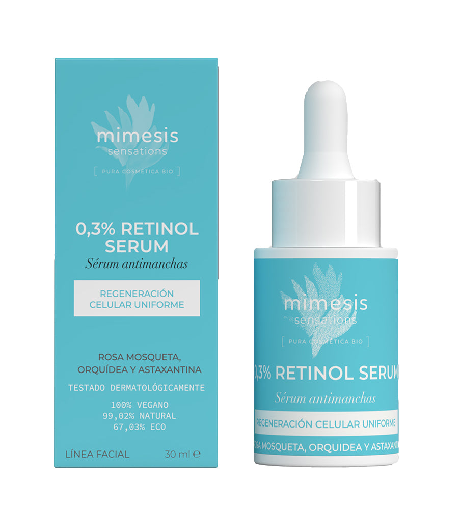 Sérum Antimanchas 0,3% Retinol · Mimesis Sensations · 30 ml