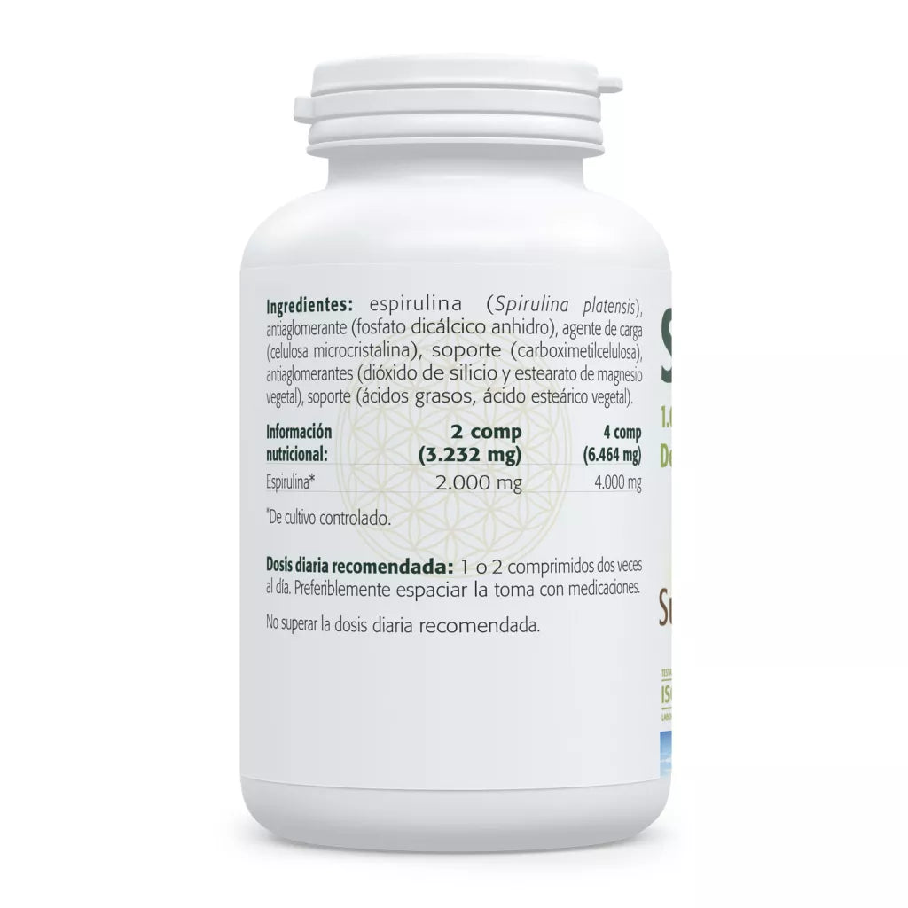 Spirulina · Sura Vitasan · 100 comprimidos