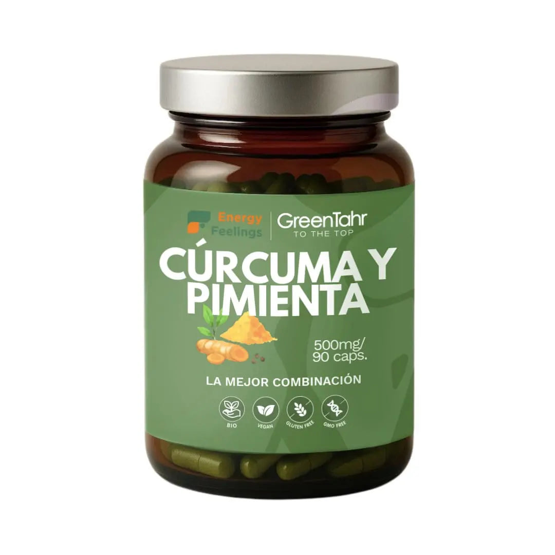 Cúrcuma y Pimienta Eco · Energy Feelings · 90 cápsulas