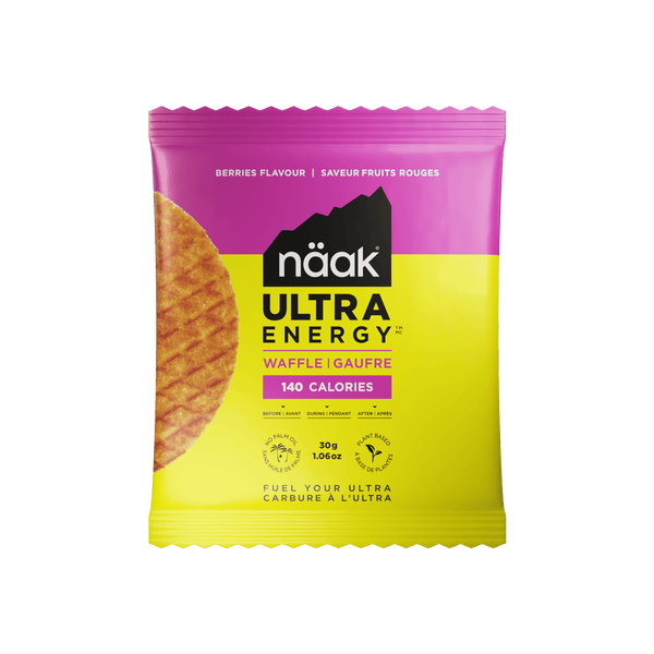 Gofre Ultra Energy Frutos del Bosque · Naak · 30 gramos