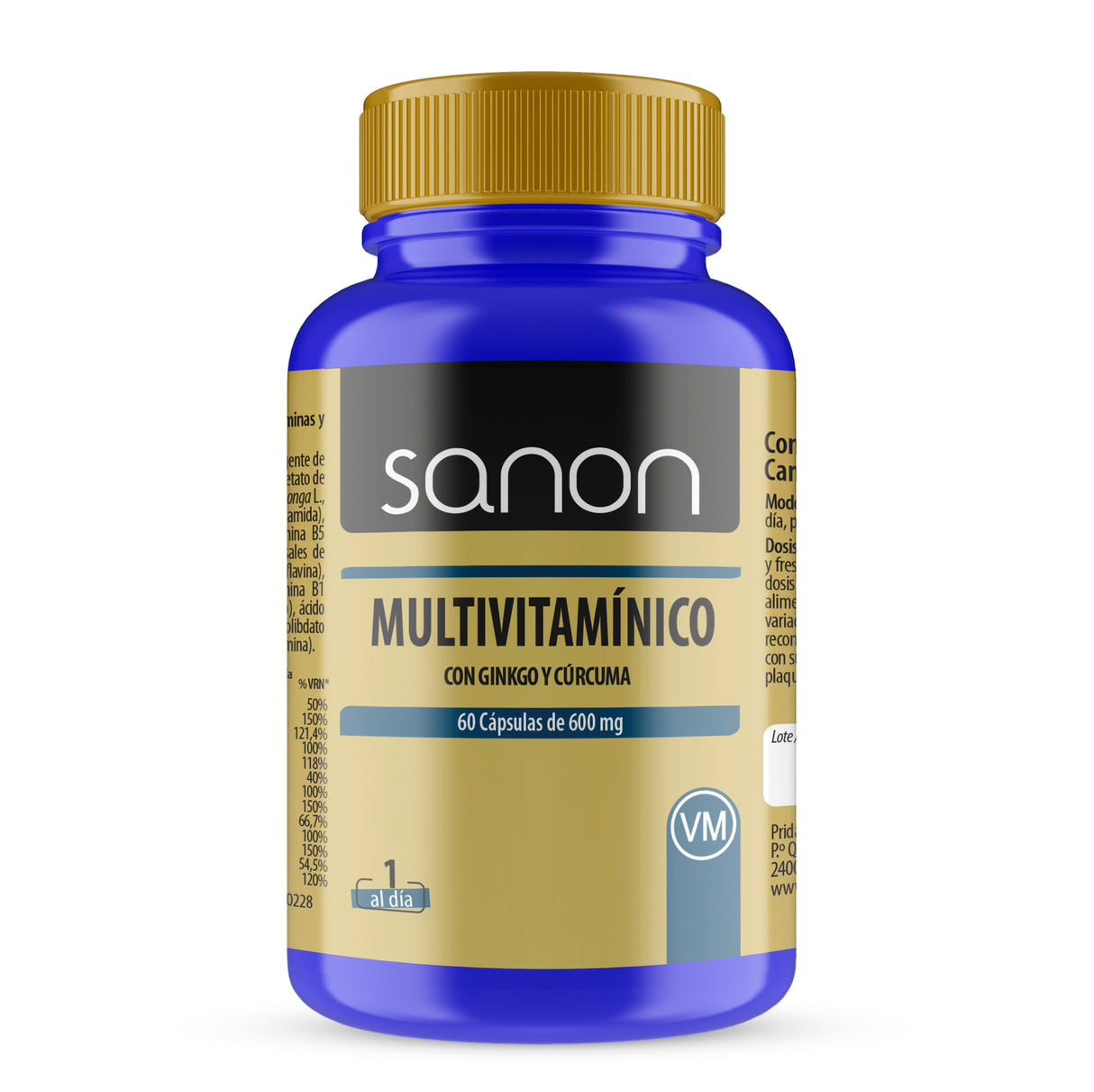 Multivitamínico · Sanon · 60 cápsulas