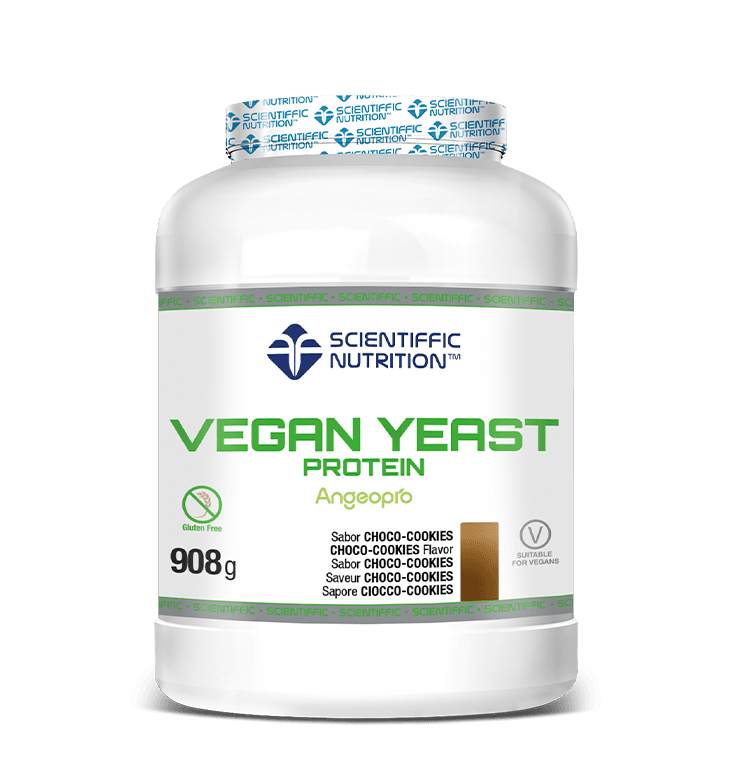 Vegan Yeast Protein Choco-Cookies · Scientiffic Nutrition · 908 gramos