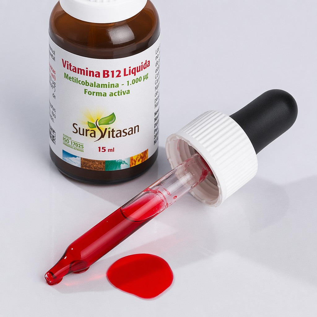 Vitamina B12 Líquida · Sura Vitasan — presentación