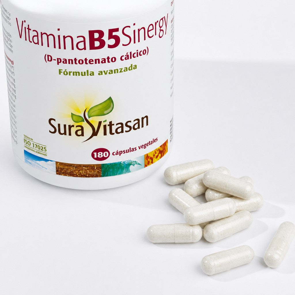Vitamina B5 Sinergy · Sura Vitasan — presentación
