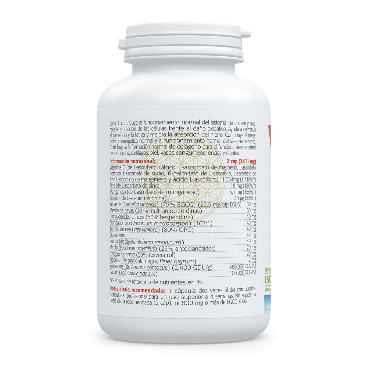 Vital C8 Complex · Sura Vitasan — polifenoles fitoquimicos y zinc