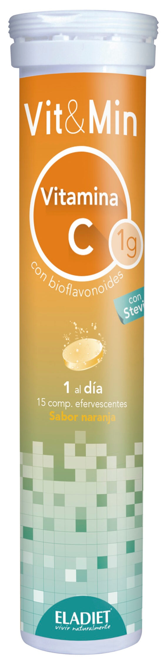 Vit&Min Vitamina C · Eladiet · 15 comprimidos efervescentes