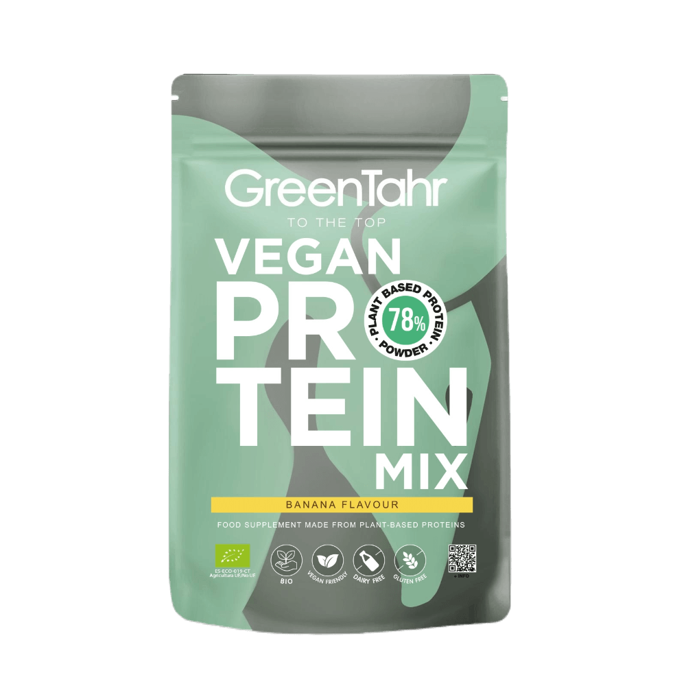 Vegan Protein Mix 78% Eco - Sabor Banana · Green Tahr · 750 gramos