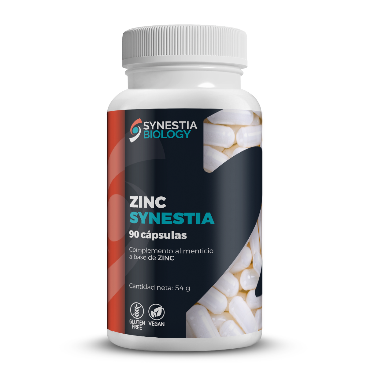 Zinc · Synestia Biology · 90 cápsulas