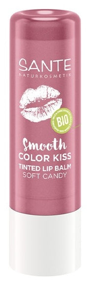 Bálsamo Labial - Color Kiss 03 Soft Candy · Sante · 7 gramos