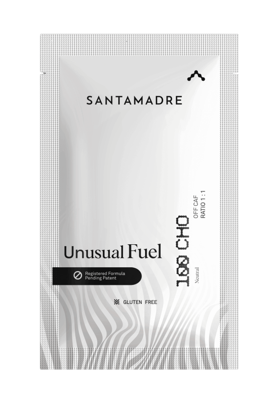 Unusual Fuel 100CHO OFF CAF: Sabor Neutral · Santa Madre · 106 gramos