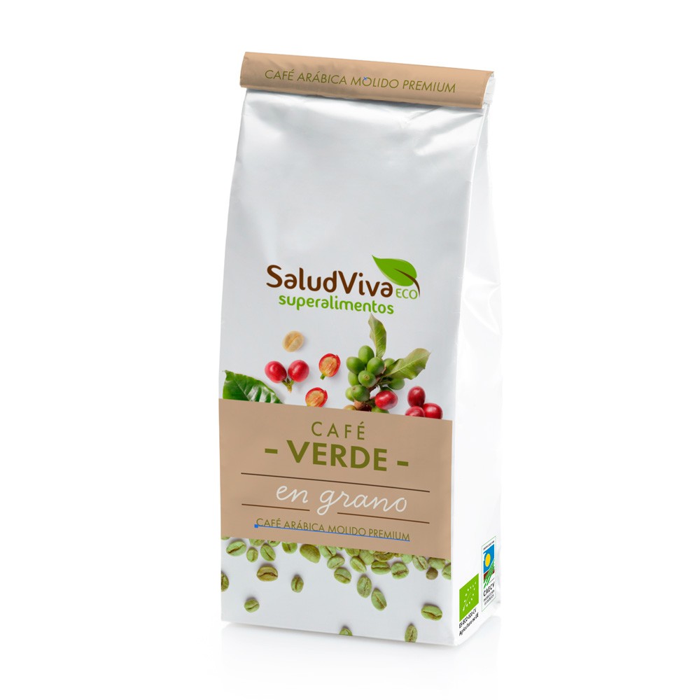 Café Verde en Grano Eco · Salud Viva · 150 gramos