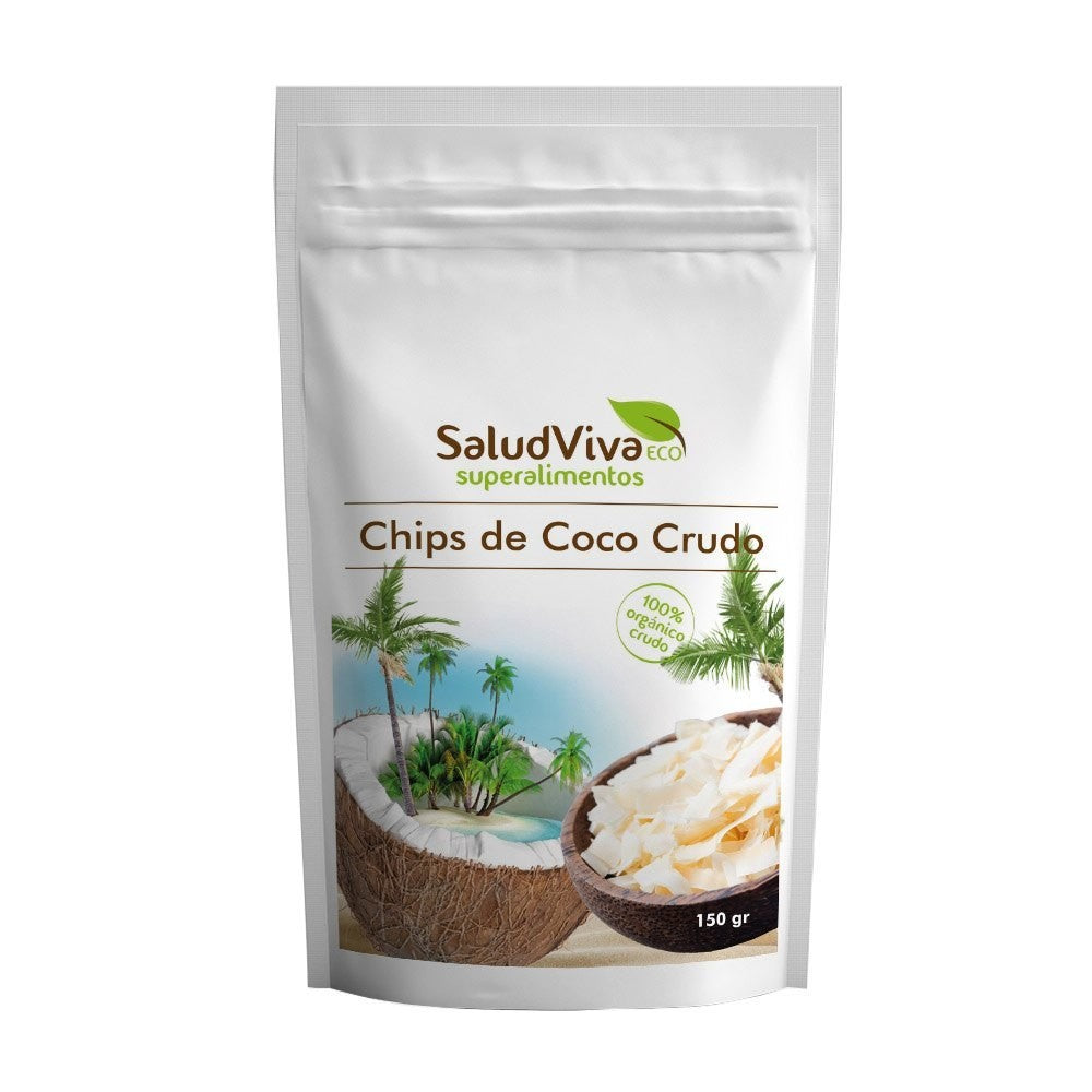 Chips de Coco Crudo Eco · Salud Viva · 150 gramos