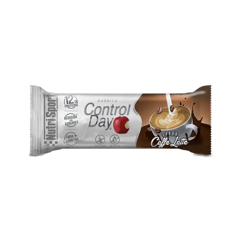 Control Day Bar Caffe Latte · Nutrisport · 44 gramos