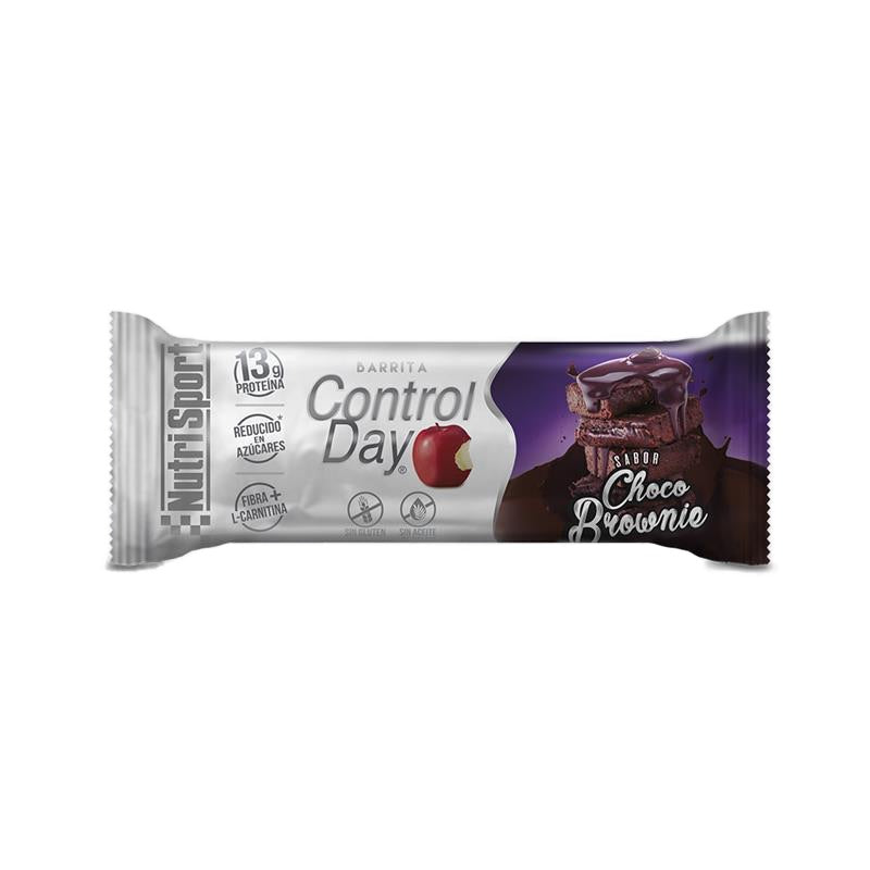 Control Day Bar Choco Brownie · Nutrisport · 44 gramos