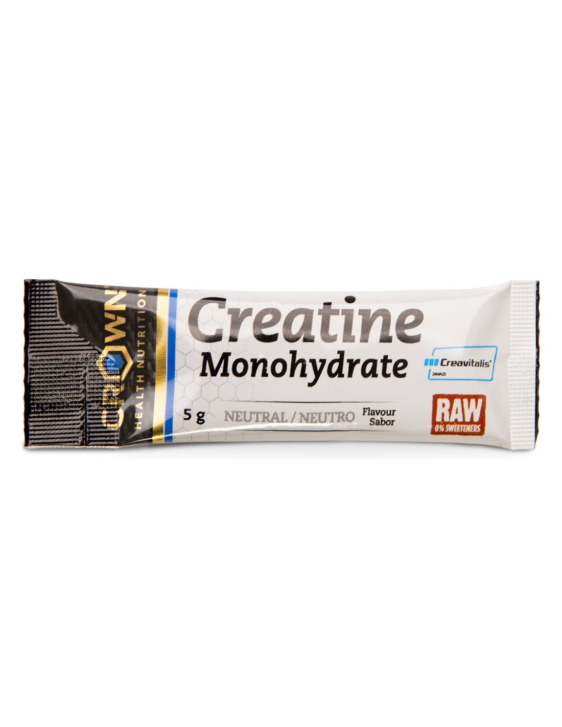 Creatina Monohidrato Creavitalis®: Sabor Neutro · Crown Sport Nutrition · 5 gramos