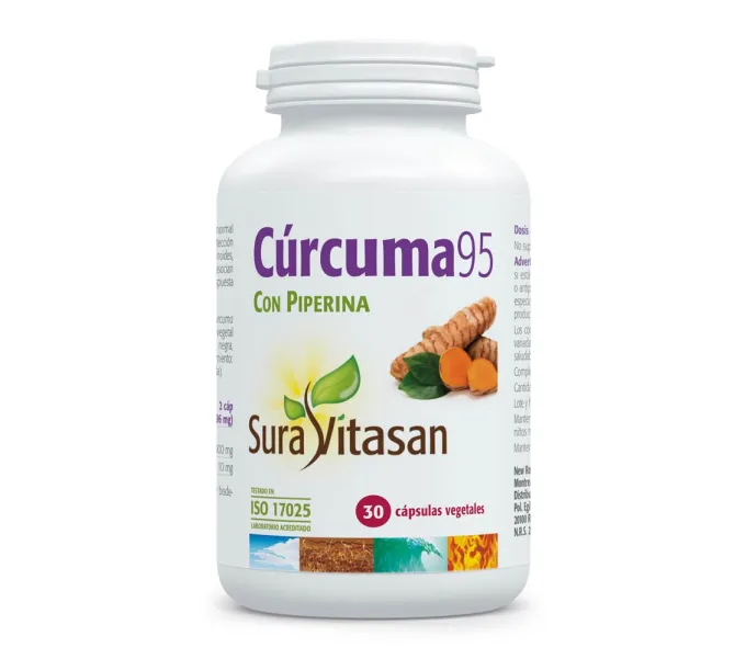 Cúrcuma 95 · Sura Vitasan · 30 cápsulas