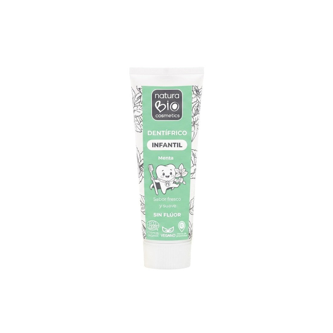 Dentífrico Infantil Menta · Natura BIO · 75 ml