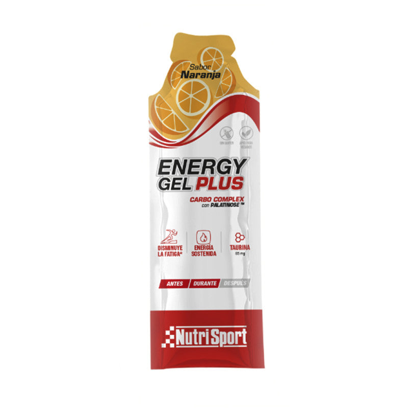 Energy Gel Plus Naranja · Nutrisport · 66 gramos