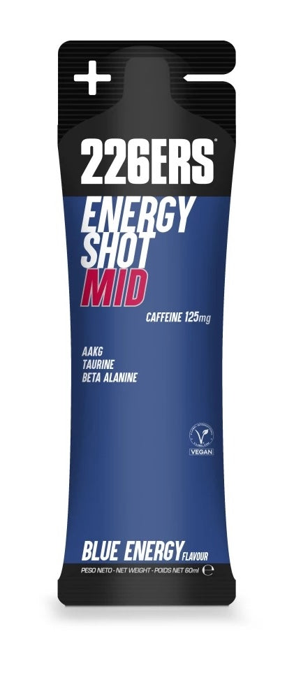 Energy Shot Mid + CAFF: Sabor Blue Energy · 226ERS · 60 ml