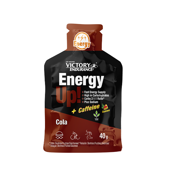 Energy Up Gel Cola + Cafeína · Victory Endurance · 40 gramos