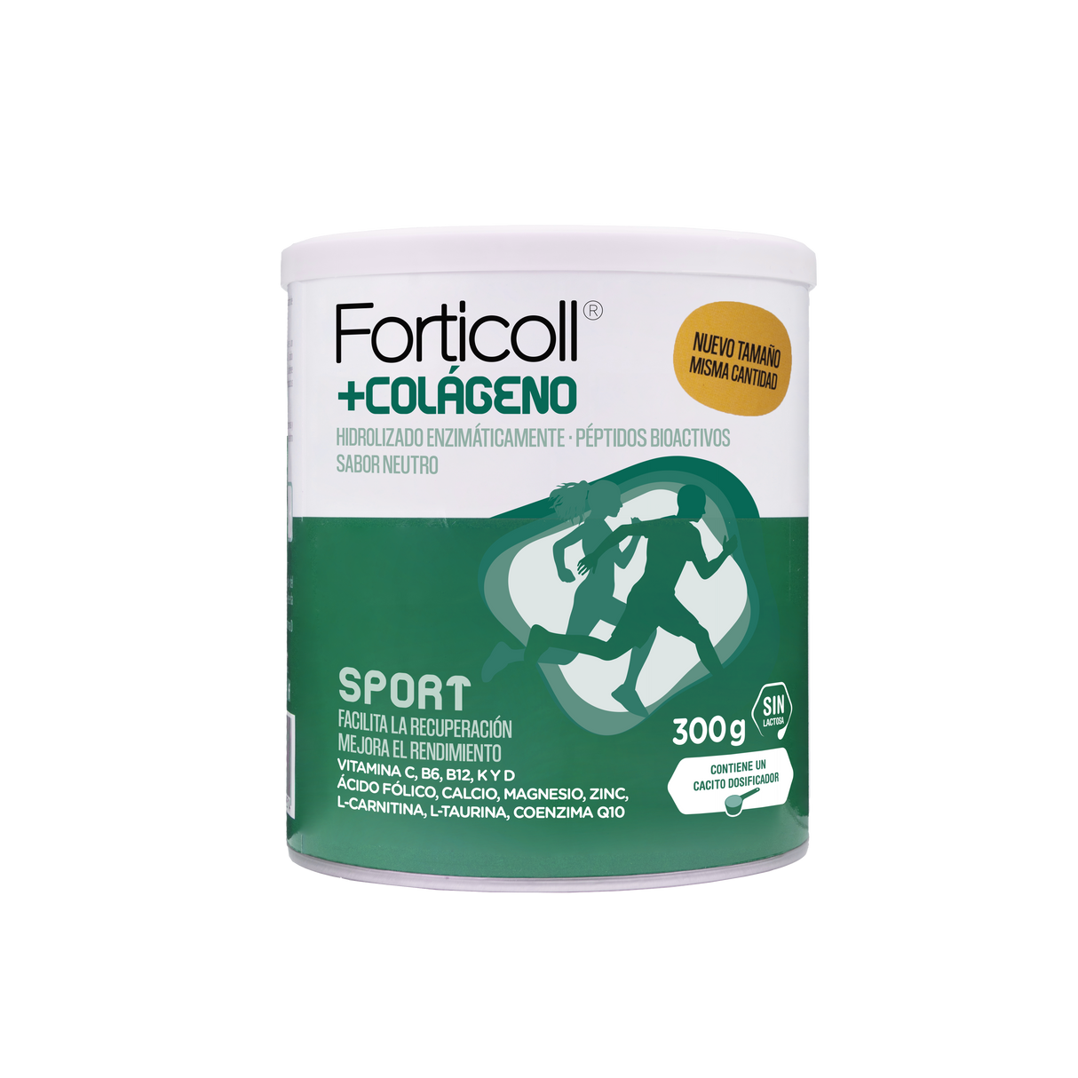 +Colágeno Sport · Forticoll · 300 gramos