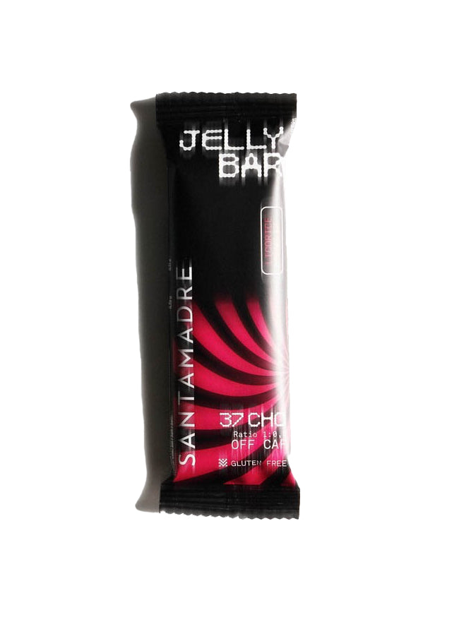 Barrita Energética Jelly Bar: Sabor Regaliz · Santa Madre · 45 gramos