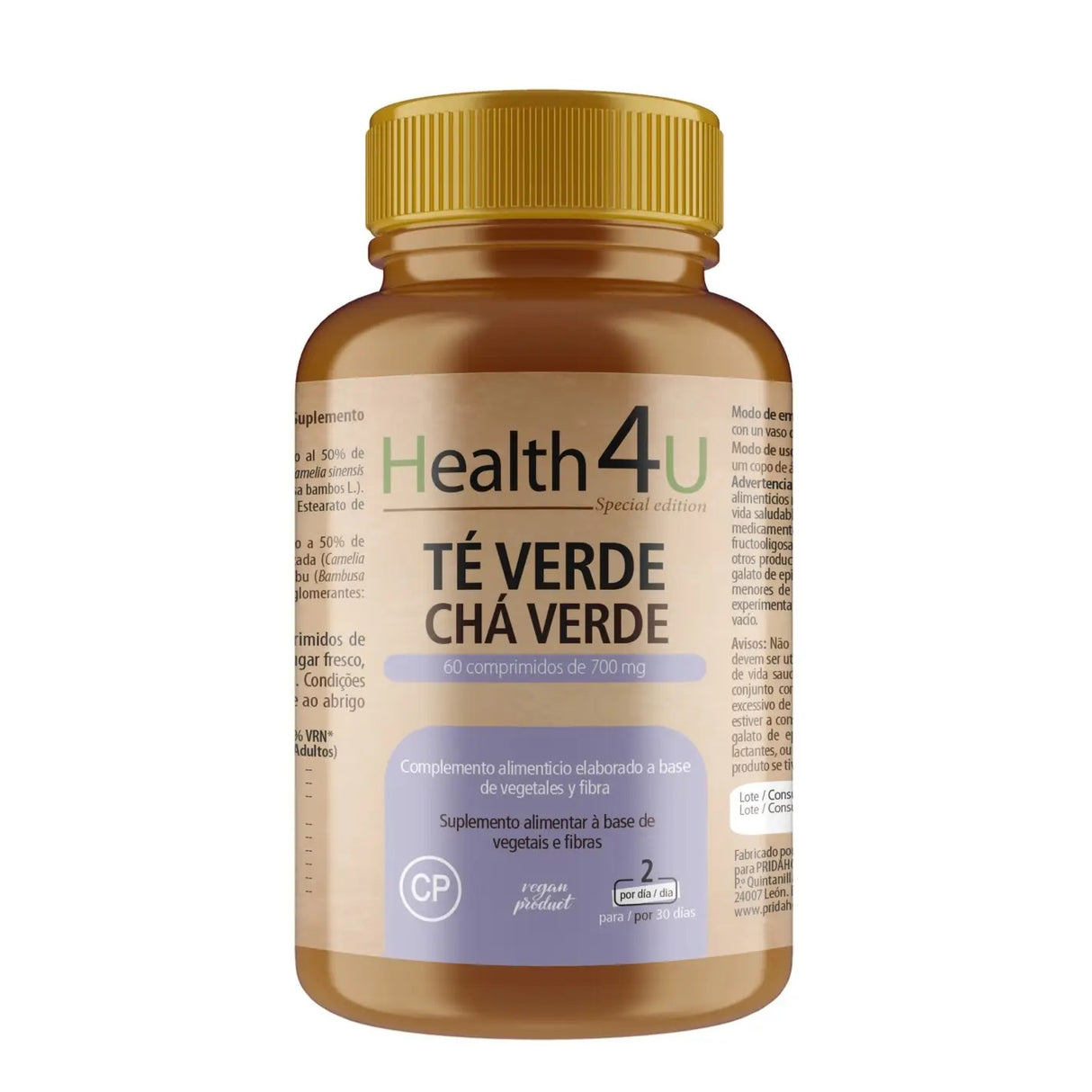 Té Verde Edición Especial · Health4U · 60 comprimidos