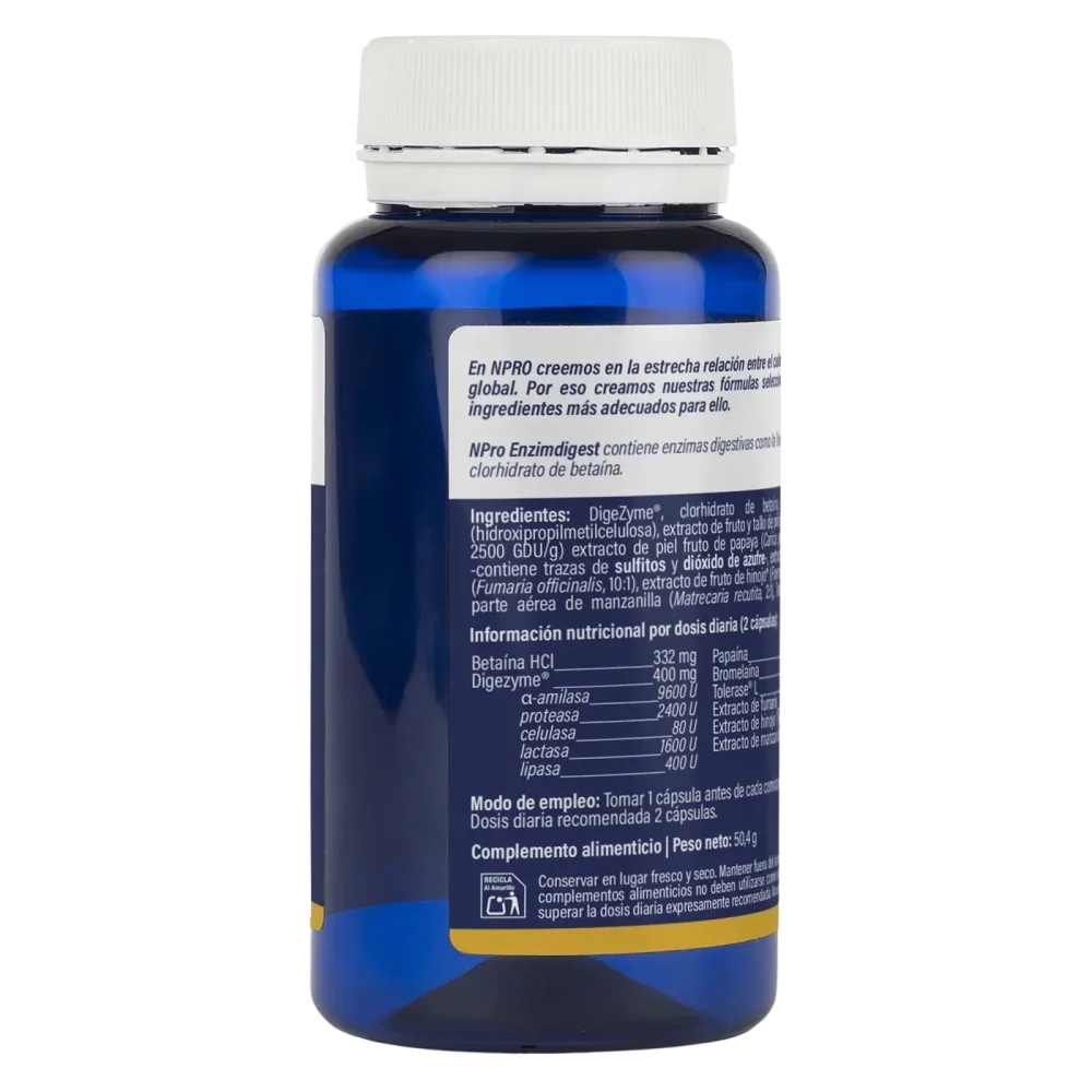 Enzimdigest · NPro Mibiota · 60 cápsulas