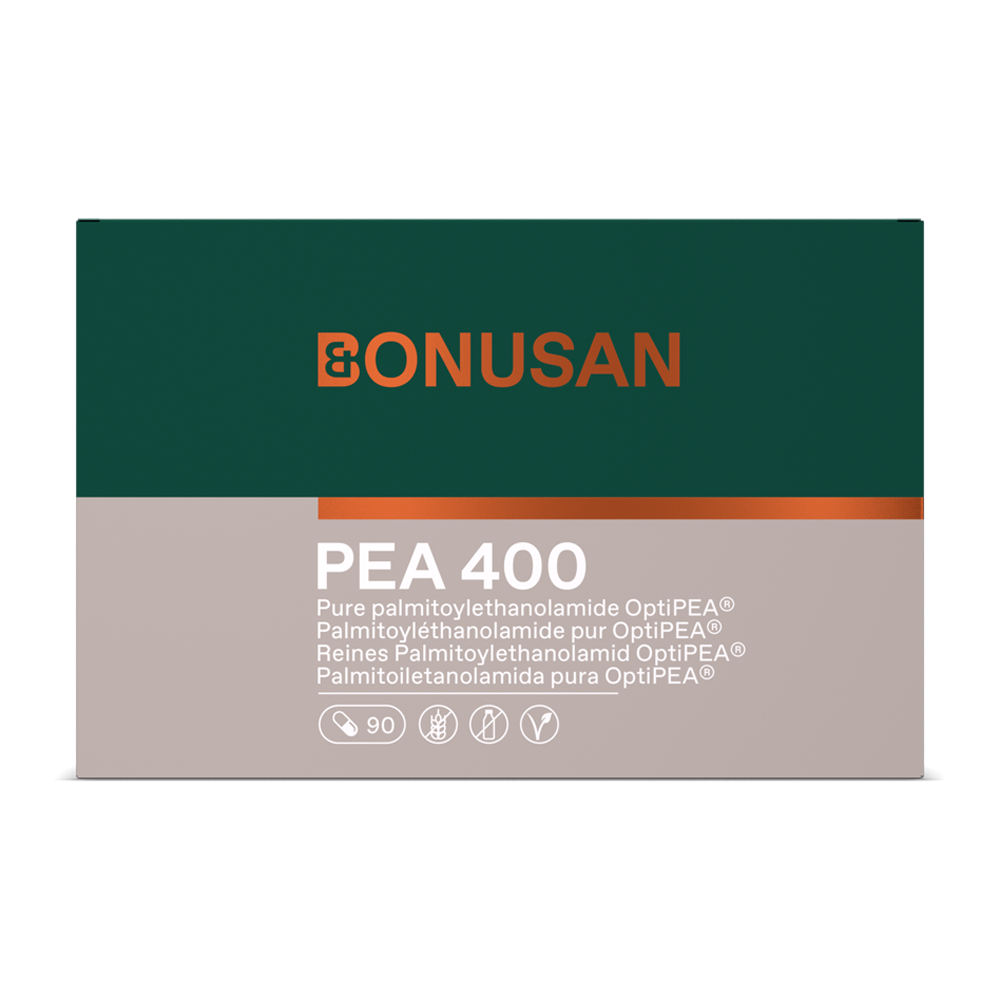 PEA 400 (Palmitoiletanolamida) · Bonusan · 90 cápsulas