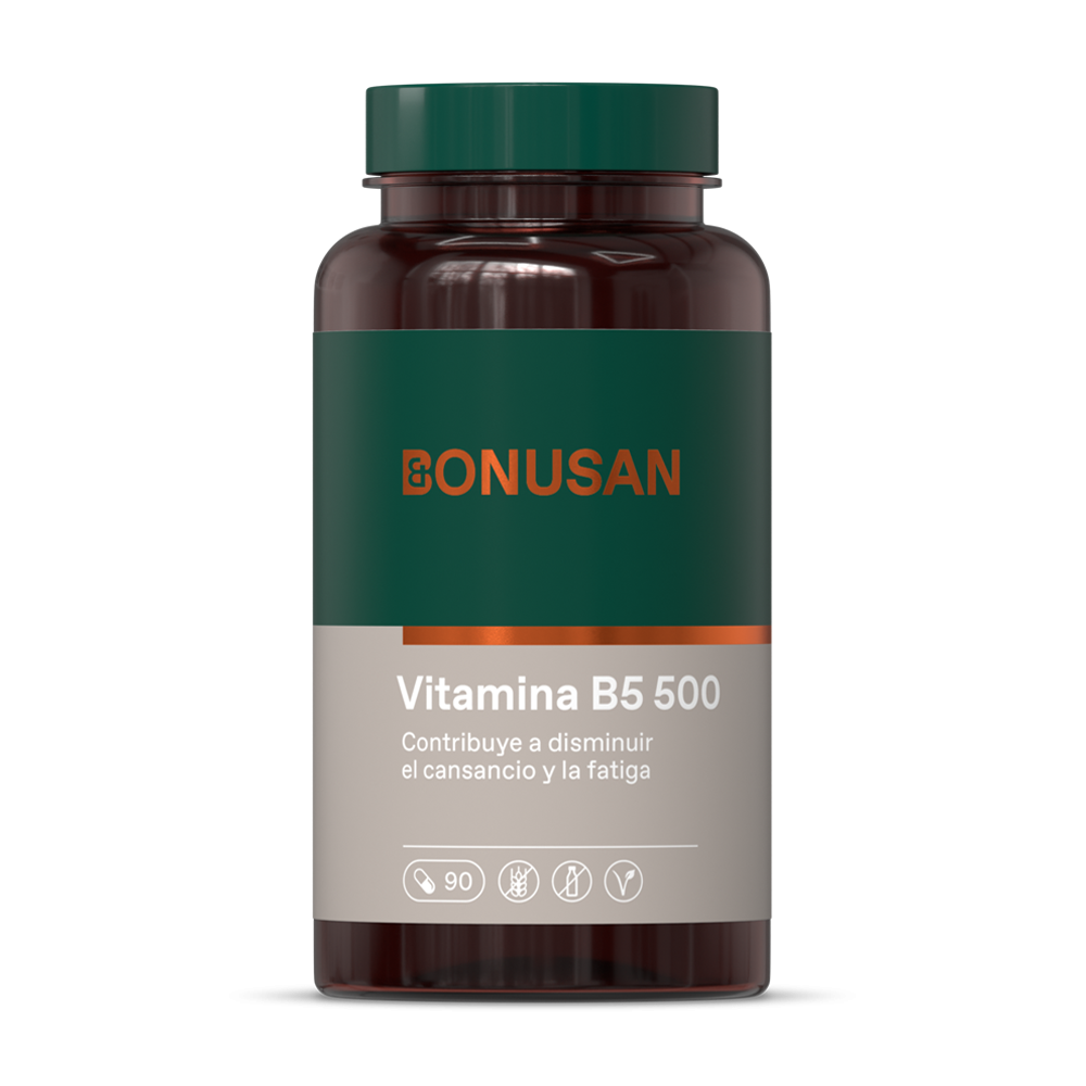 Vitamina B5 500 mg · Bonusan · 90 cápsulas