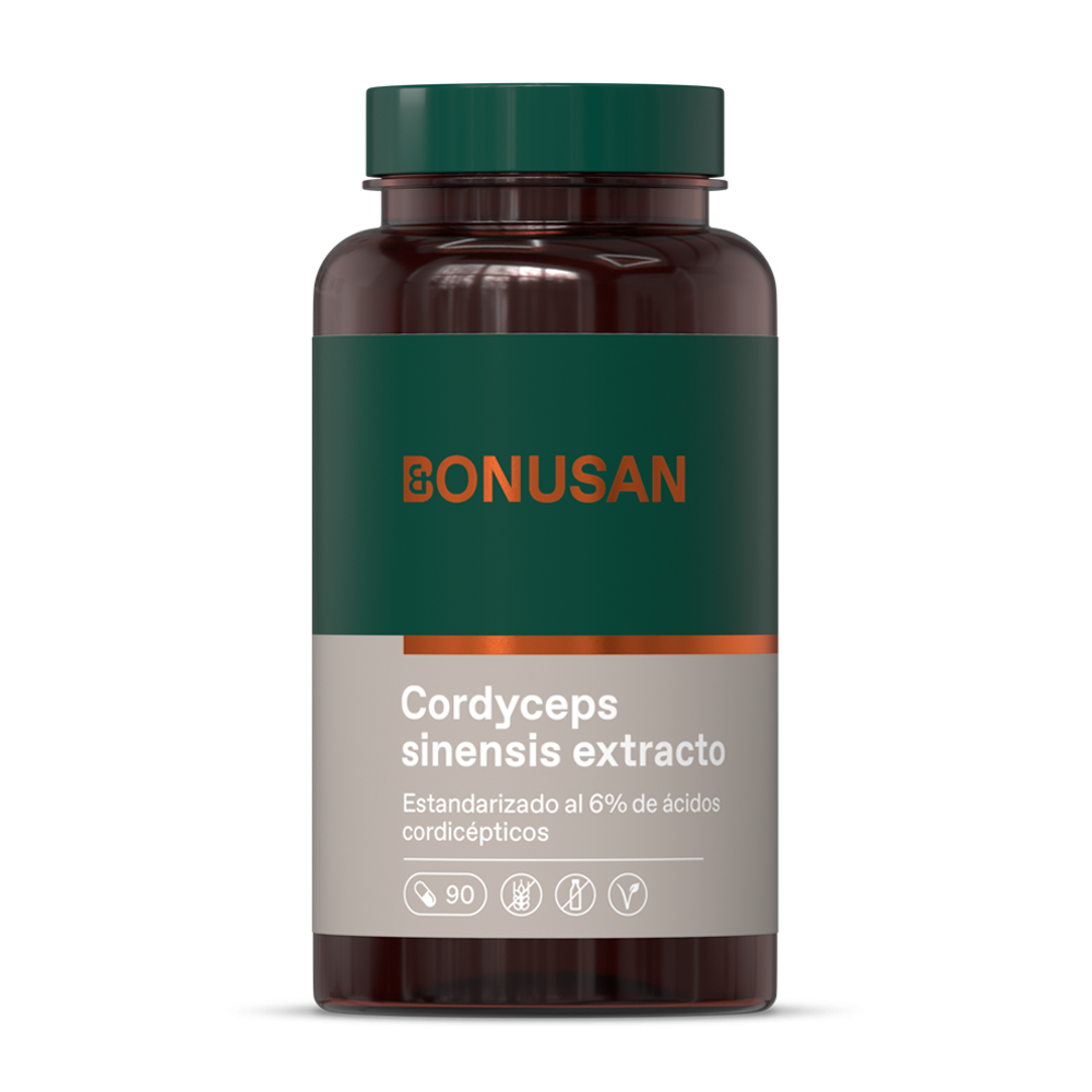 Cordyceps Sinensis Extracto · Bonusan · 90 cápsulas