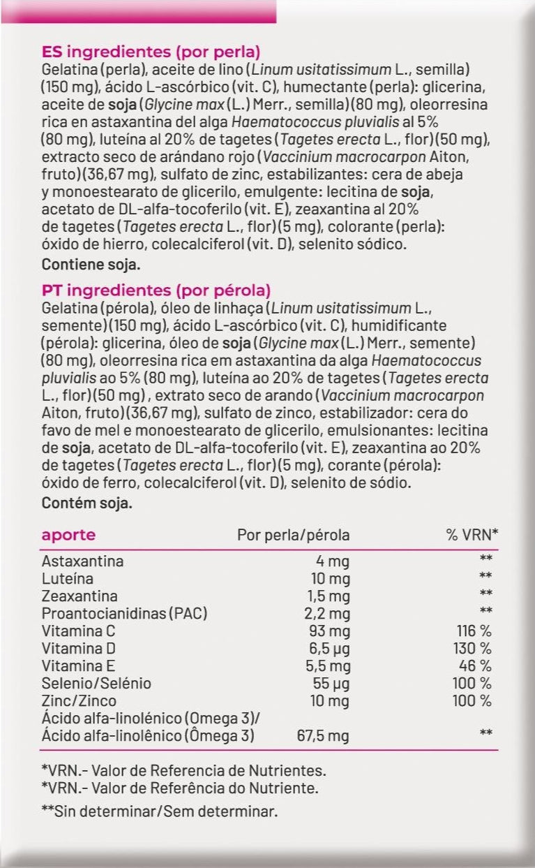 Astaxansor · Soria Natural · 30 perlas