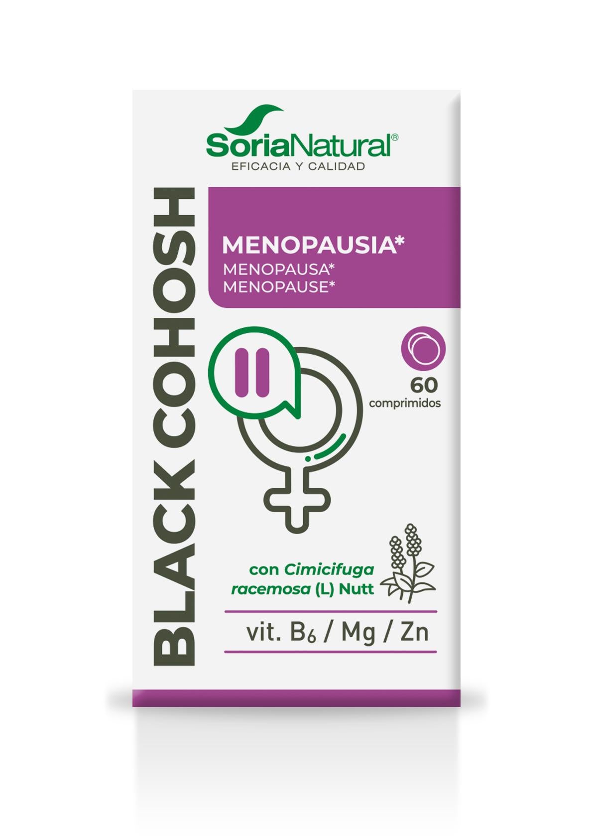 Black Cohosh · Soria Natural · 60 comprimidos
