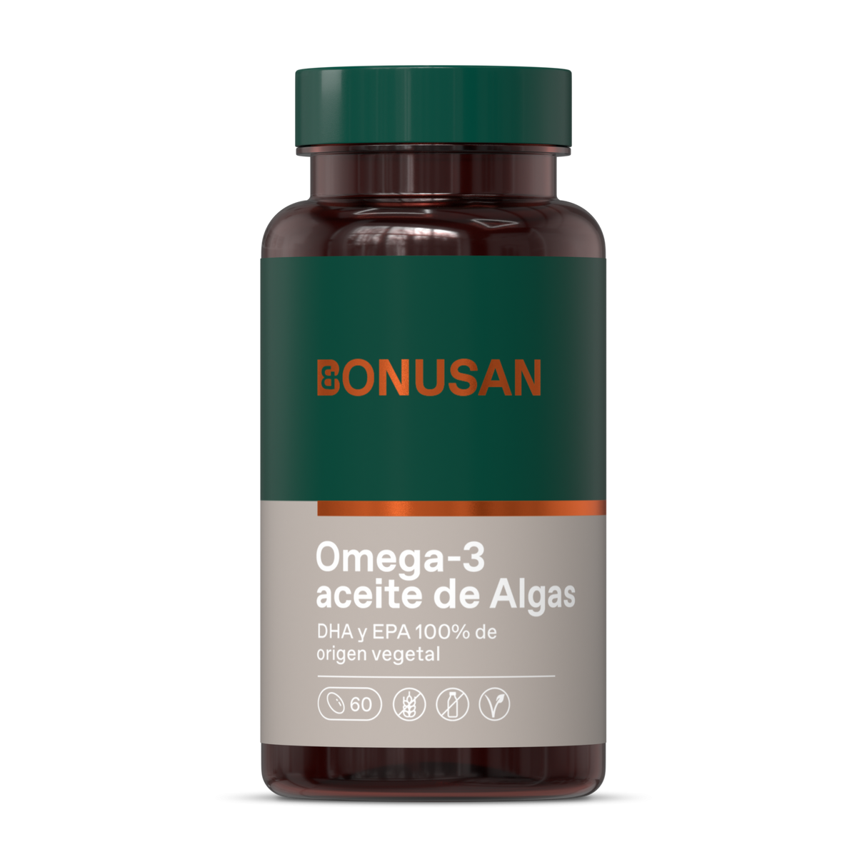 Aceite de Algas Omega 3 · Bonusan · 60 perlas