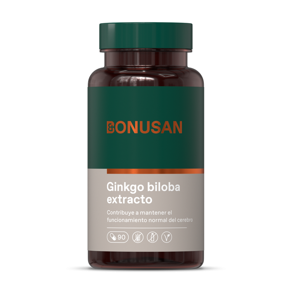Ginkgo Biloba Extracto · Bonusan · 90 cápsulas