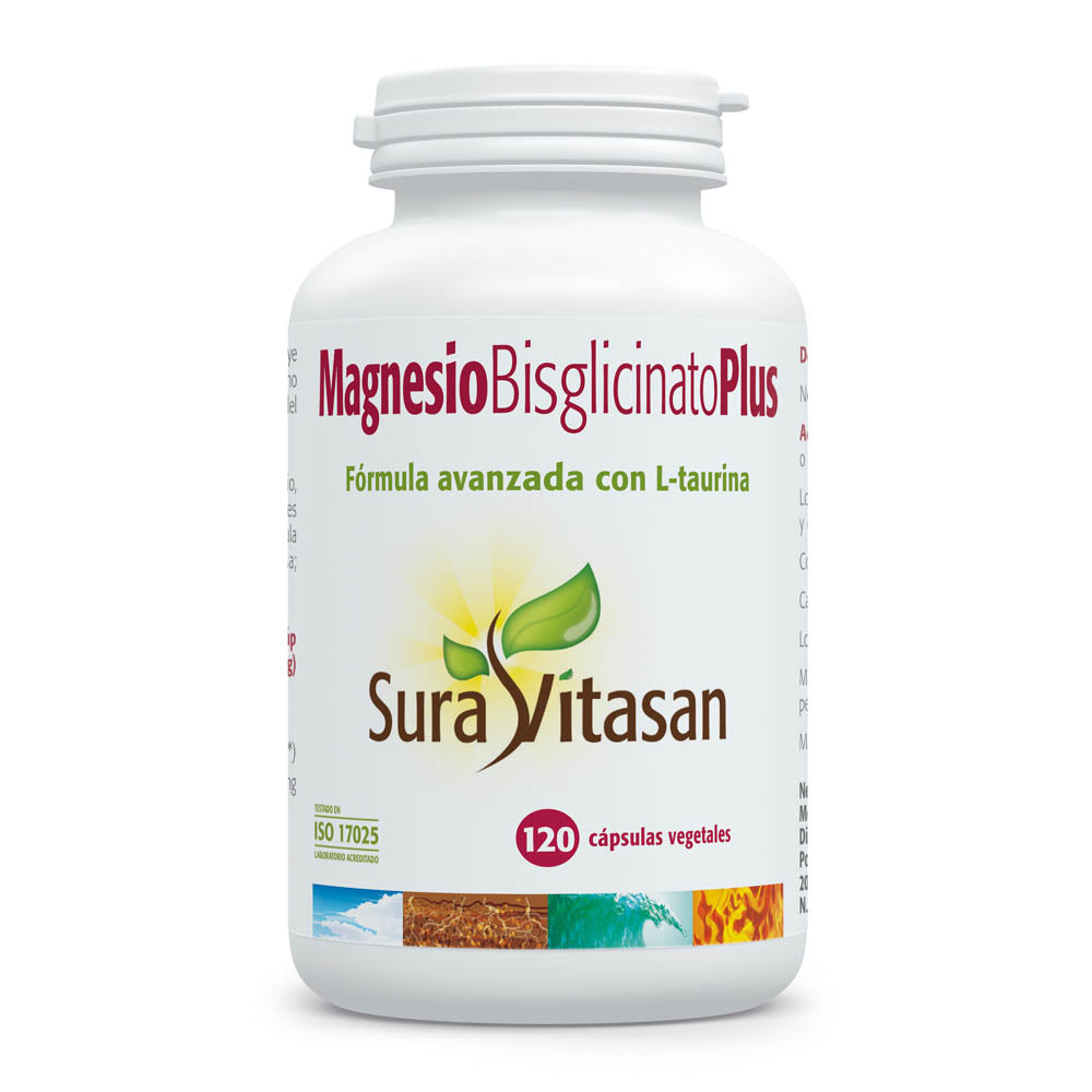 Magnesio Bisglicinato Plus · Sura Vitasan · 120 cápsulas