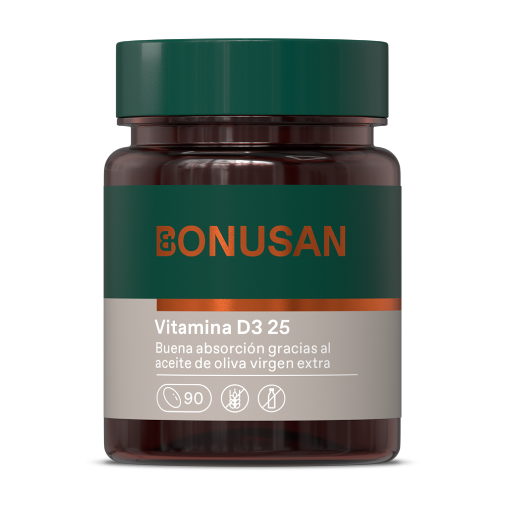 Vitamina D3 25 mcg · Bonusan · 90 perlas