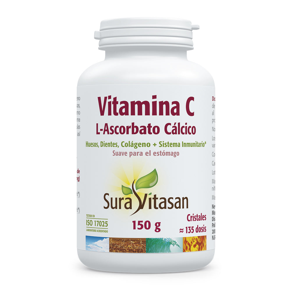 Vitamina C (L-Ascorbato Cálcico) · Sura Vitasan · 150 gramos