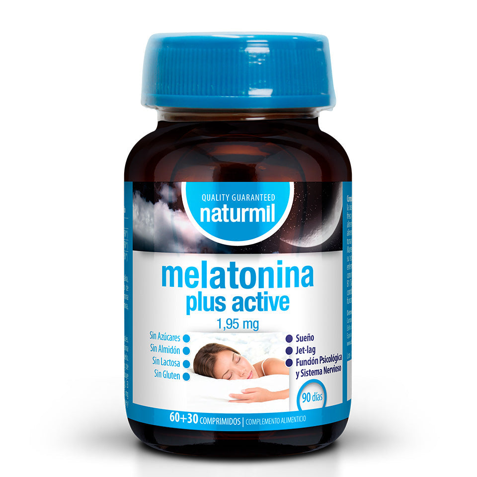 Melatonina Plus Active · Naturmil · 60 + 30 comprimidos