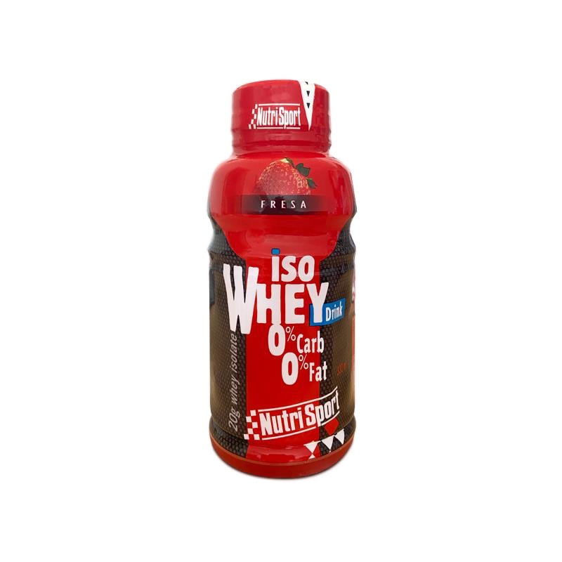 Iso Whey Drink Fresa · Nutrisport · 330 ml